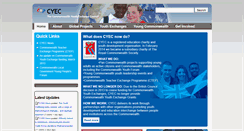 Desktop Screenshot of cyec.org.uk